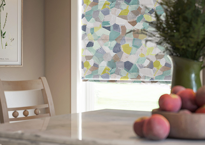 Whinfell, Aqua - Roman Blind - Image 5